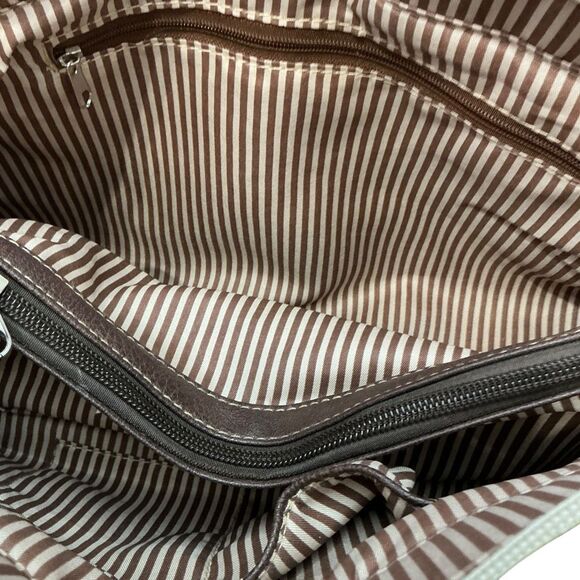 Tan Western Tooled Leather Embroidered Feather & Arrow Western Boho Shoulder Bag - Picture 7 of 9